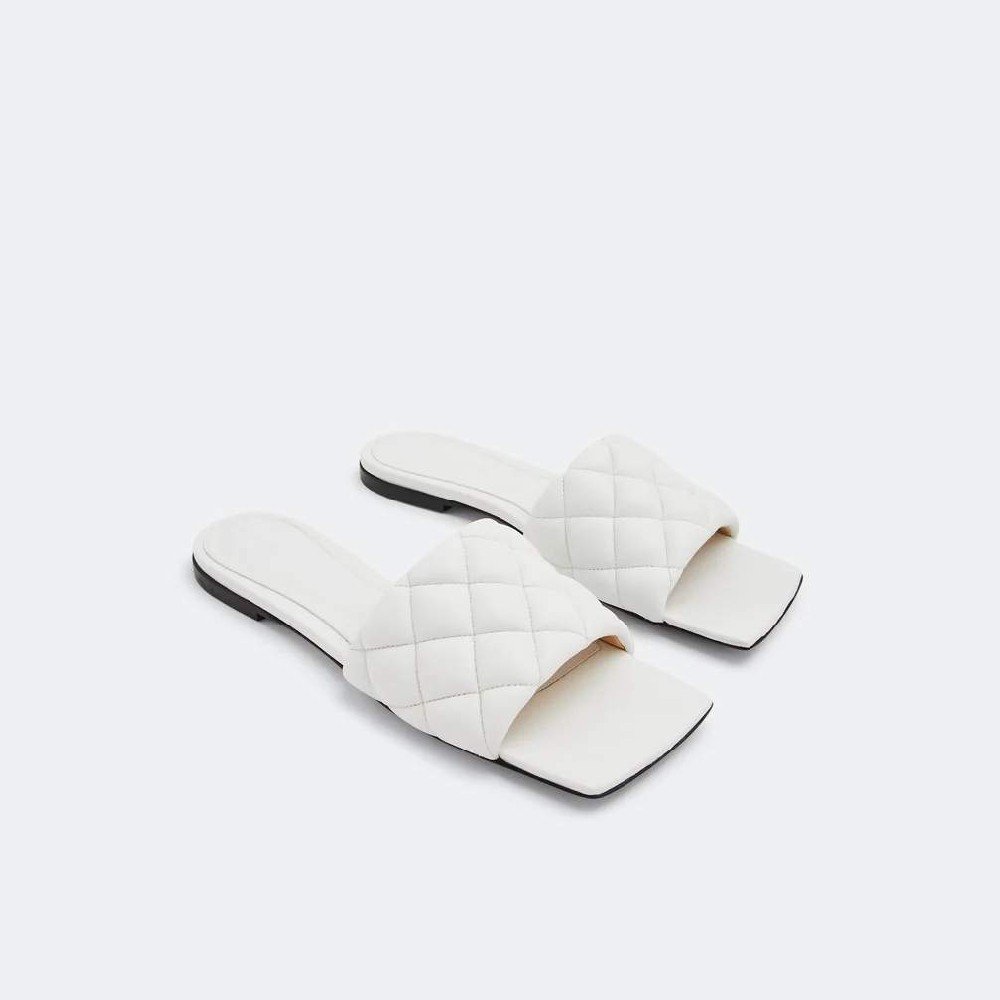 보테가베네타 패디드 스트레치 플랫 샌들 627710 VBRR0
