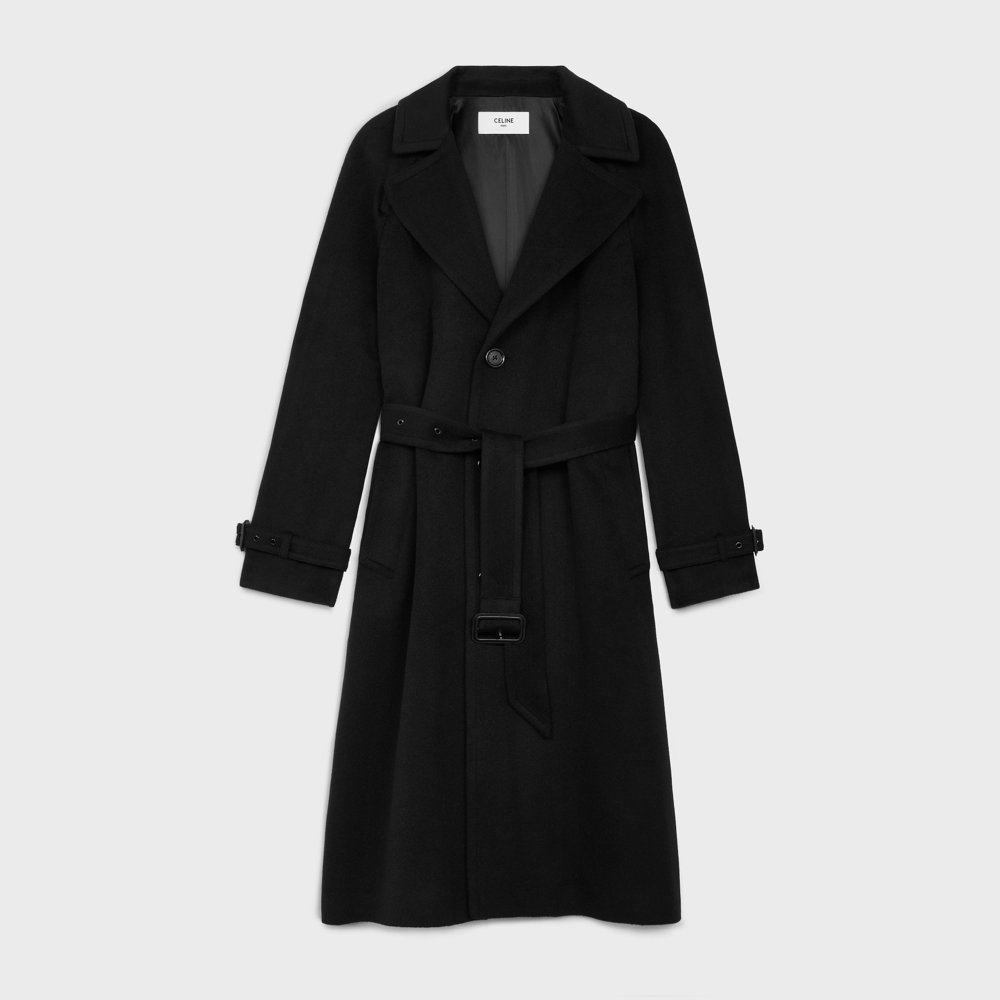 셀린느 체스트필드 카멜 여성 롱코트 2M65C428T.38NO