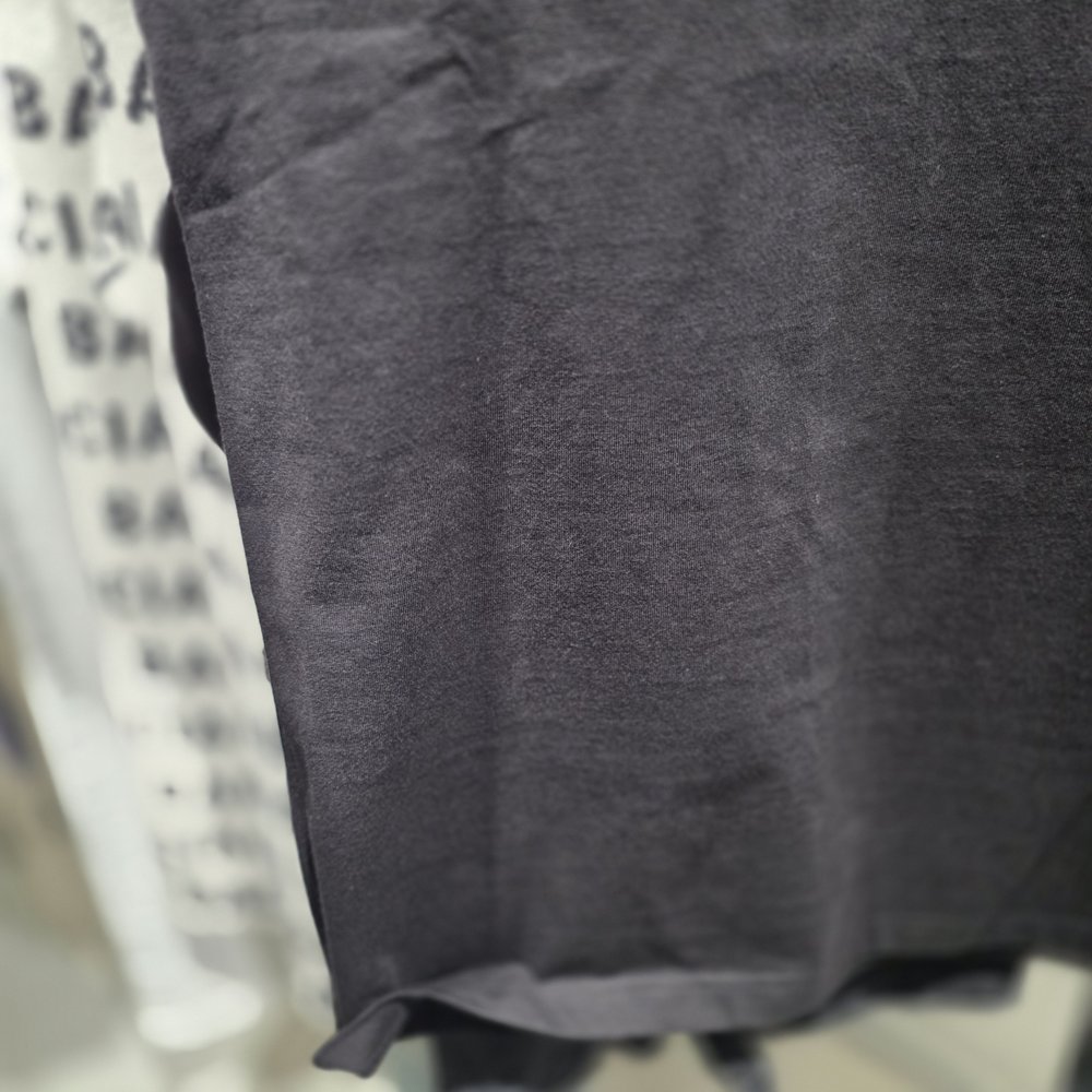 발렌시아가 레이어 스포츠 로고 오버사이즈 티셔츠 739028 TPVF2 001