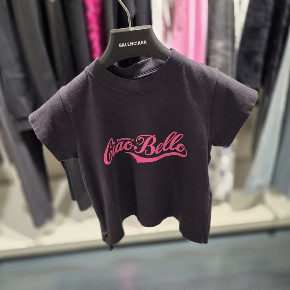 발렌시아가 차오 벨라 반팔 티셔츠 807341 TRVH3 002